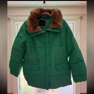 Talbots down alternative coat NWT